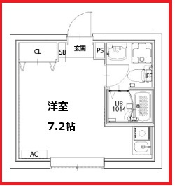 【間取り】 | ザネスト南千住