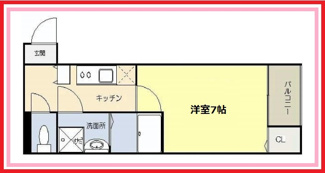 【間取り】 | クイーンズコートⅡ