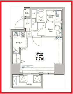 【間取り】 | クレイシア蔵前