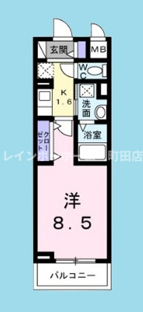 ヴェリーヌ※初期費用分割あと払いサービス利用可能物件の間取り