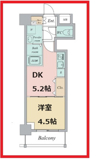 【間取り】 | グランカーサ曳舟