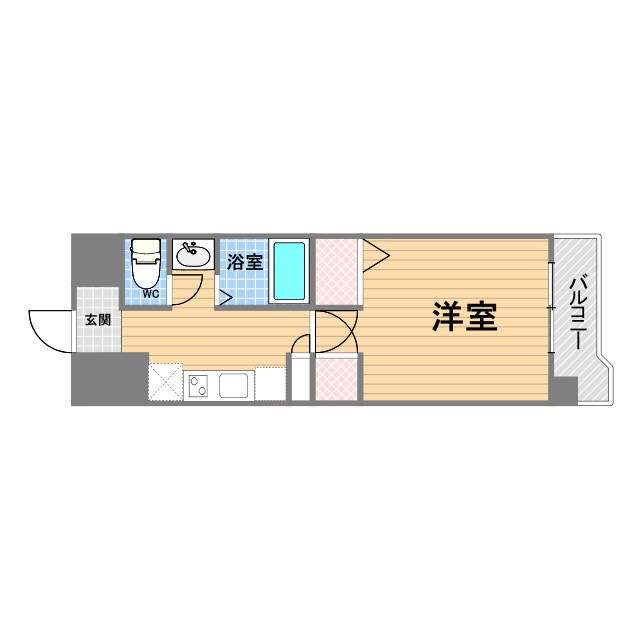 エルセレーノ武庫川の間取り
