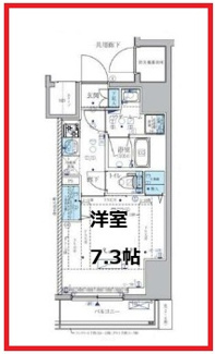 【間取り】 | メインステージ五反野Ⅱ