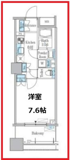 【間取り】 | パークキューブ亀戸