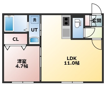 【間取り】 | 【新築】仮)平岸3-10 | 間取りです