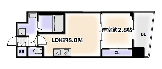 【間取り】 | セレニテ難波グランデノール