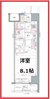 【間取り】 | クレヴィスタお花茶屋