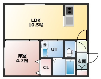 【間取り】 | 【新築】仮)平岸3-10 | 間取りです