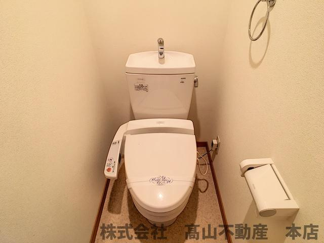 宗像市朝町の賃貸マンションのトイレ