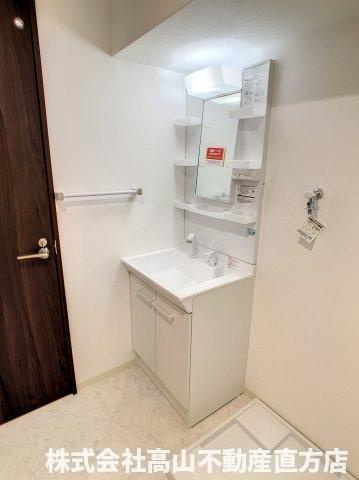 直方市大字下新入の賃貸マンションの洗面所