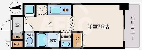 KDXレジデンス難波の間取り|KDXレジデンス難波　間取り