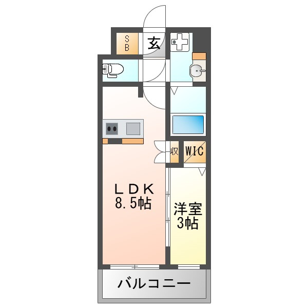 アーバンパーク御幣島の間取り