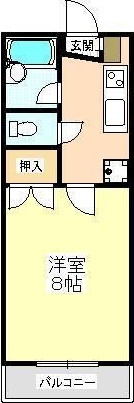 ロザリアムＫの間取り