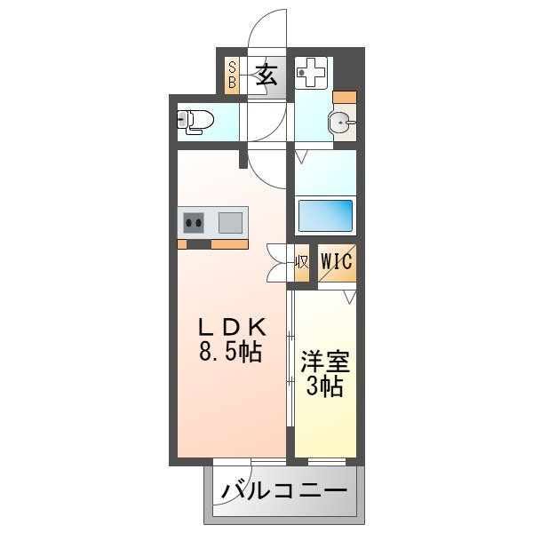 アーバンパーク御幣島の間取り
