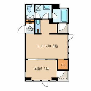 【間取り】 | アドレー渋谷本町アネックス