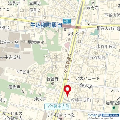 【地図】 | パークホームズ市谷薬王寺セントガレリア