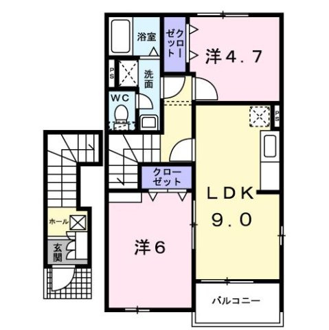 シェール・アンの間取り