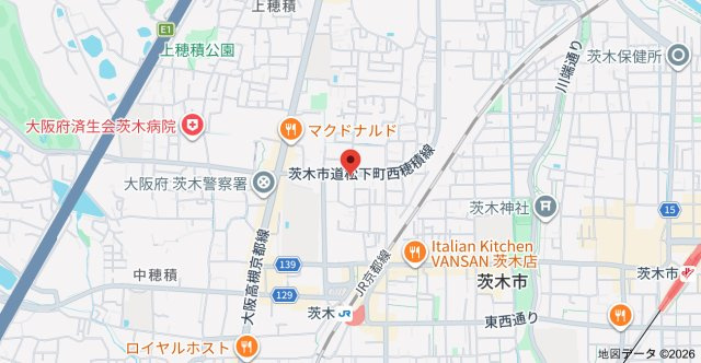 エスト茨木の地図