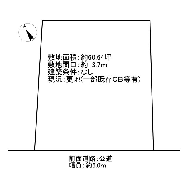 和泉市山荘町1丁目土地の土地図