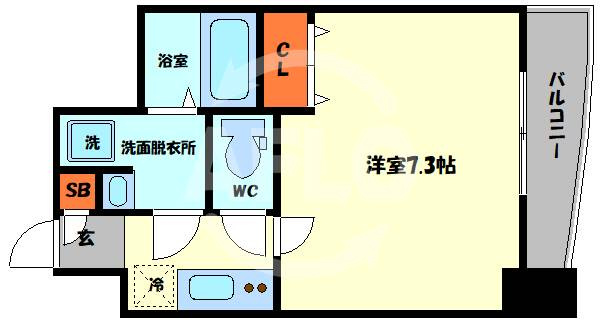 レグゼスタ弁天町の間取り|レグゼスタ弁天町　間取り