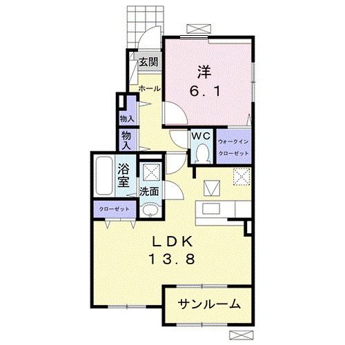 ブリッサⅠの間取り|使い勝手の良い間取りです♪