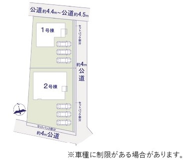 日立市東大沼町12期　新築戸建　1号棟の区画図|区画図です♪