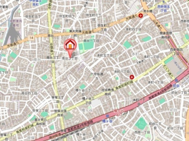 クレイシアIDZ幡ヶ谷の地図