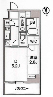 ALTERNA東池袋の間取り