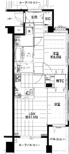 グランベル日暮里アスリアの間取り|間取りです。