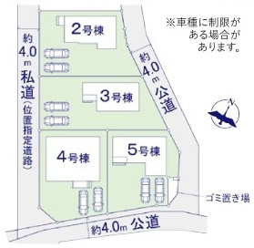 日立市東大沼町　11期　新築戸建て　2号棟の区画図|区画図です♪
