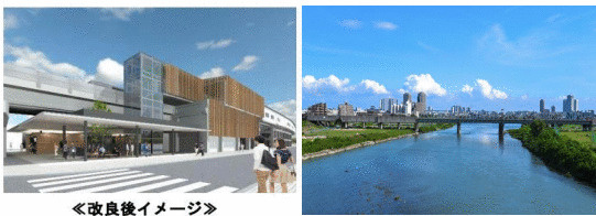 ハイライフ京王多摩川の外観パース