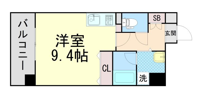 サンクラッソ三ノ宮加納町の間取り