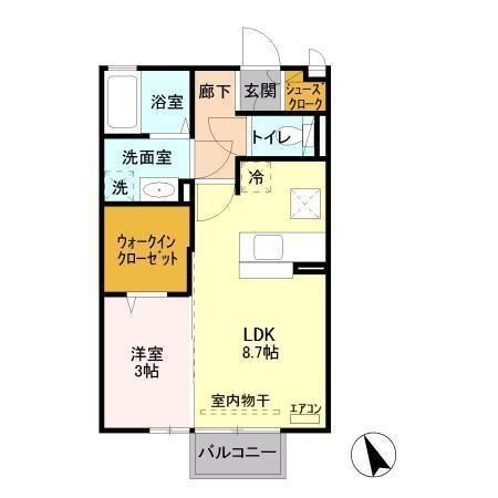 ベイシーの間取り