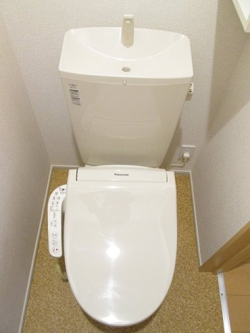 ミッテ文京　Ｂのトイレ|落ち着いたトイレです