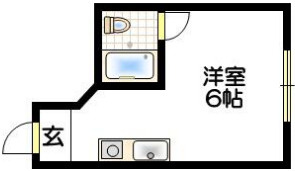 西尾ビルの間取り