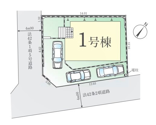 東久留米市浅間町3期　全1棟　1号棟