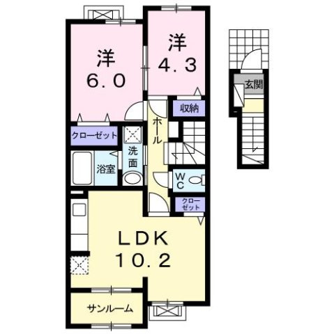 【間取り】 | グランツⅢ