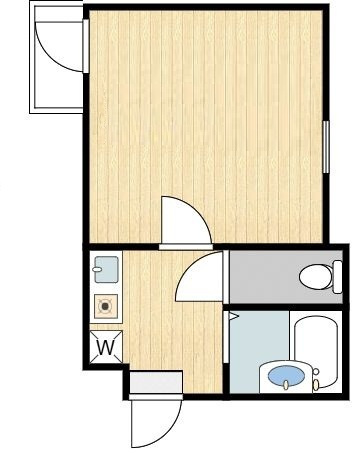 シャンテお花茶屋Ⅱの間取り|間取りです。