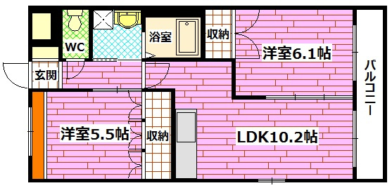 メゾン・シルフィードの間取り