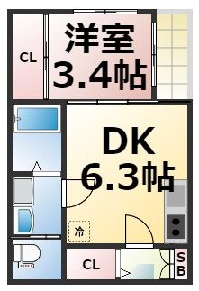 【間取り】 | ロイヤルオーク小路　仲介手数料無料