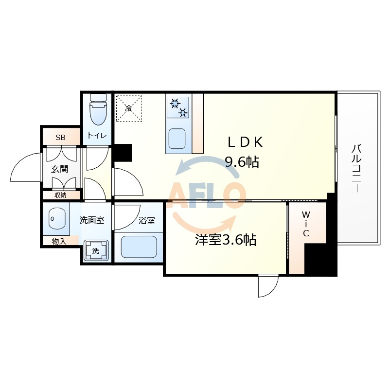 AUFTAKT 天王寺　天王寺小学校の間取り|AUFTAKT 天王寺　間取り