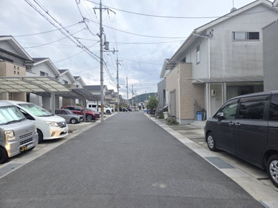 【前面道路含む現地写真】 | 山科区北花山市田町　売地（建築条件付き）