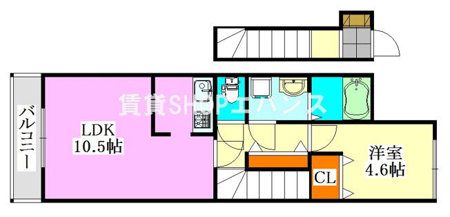 【間取り】 | カーサ　エリザベス
