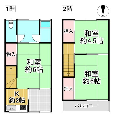 平野区喜連1丁目の間取り