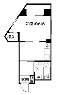 【間取り】 | 東邦ビル多摩川 | 間取りです。