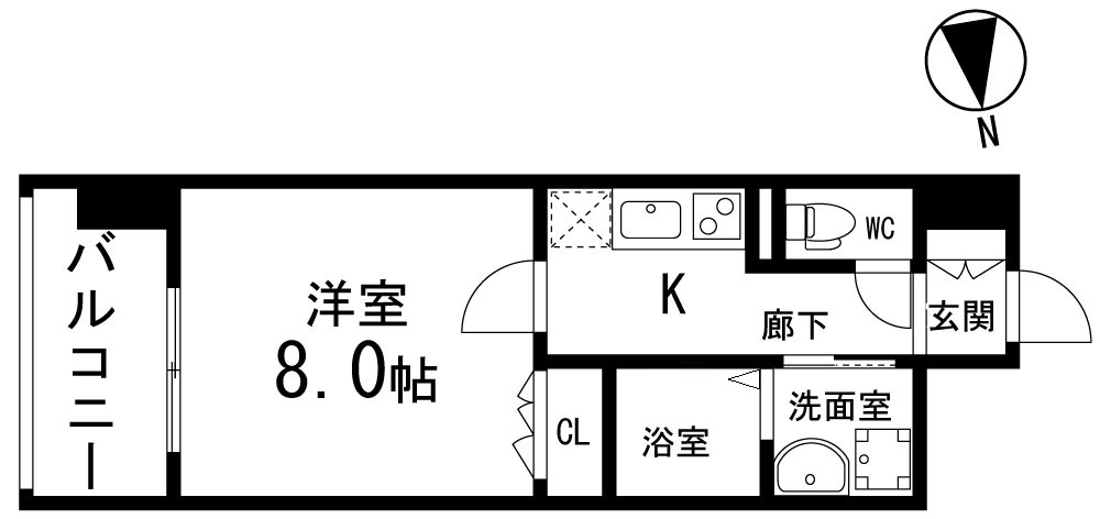 ディークレスト太子堂駅前Eastの間取り