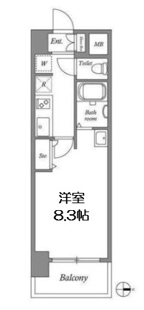 【間取り】 | クレストコート難波サウス