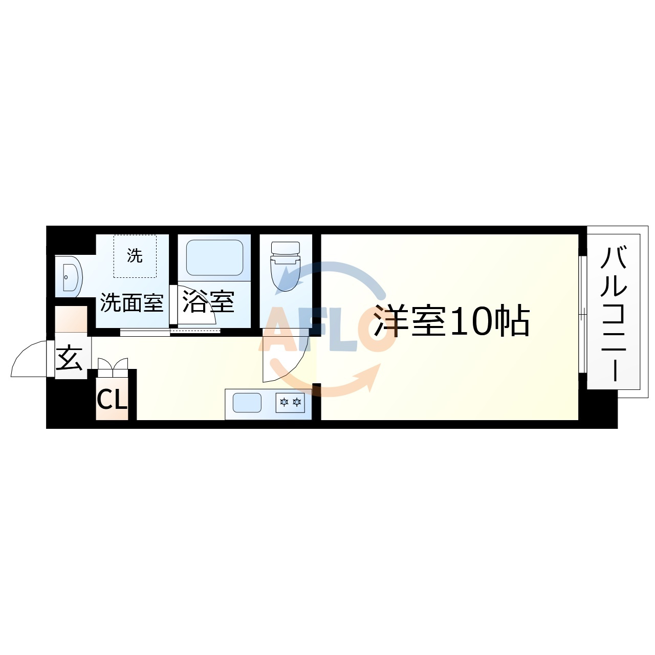 アリビオ北巽の間取り|アリビオ北巽　間取り