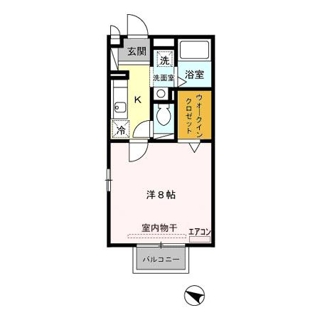 ウィスタ岸町の間取り