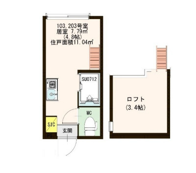 ハーモニーテラス高円寺南Ⅱの間取り